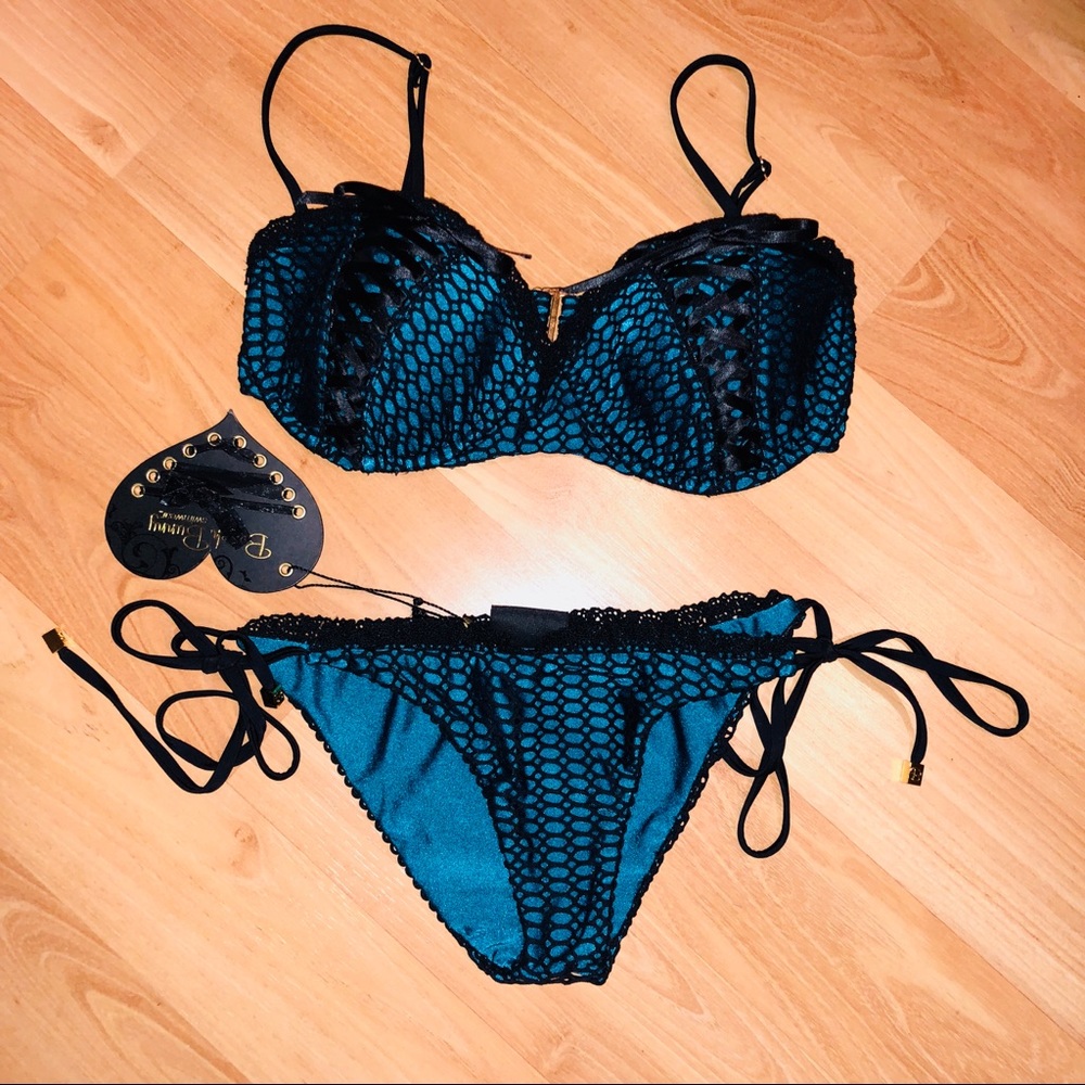 Teal Beach Bunny Love Her Madly Bikini